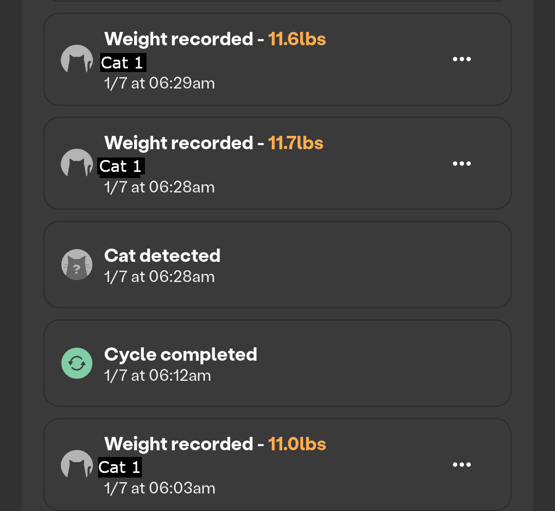 SmartScale® detecting Cat 1, always
