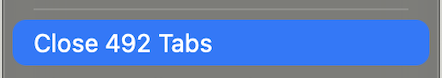 Firefox offering to close 492 tabs